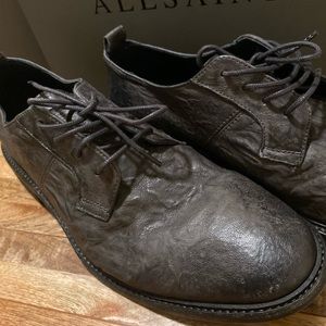 All Saints Cedar Derby in Charcoal